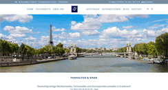 Desktop Screenshot of pg-anwaelte.fr